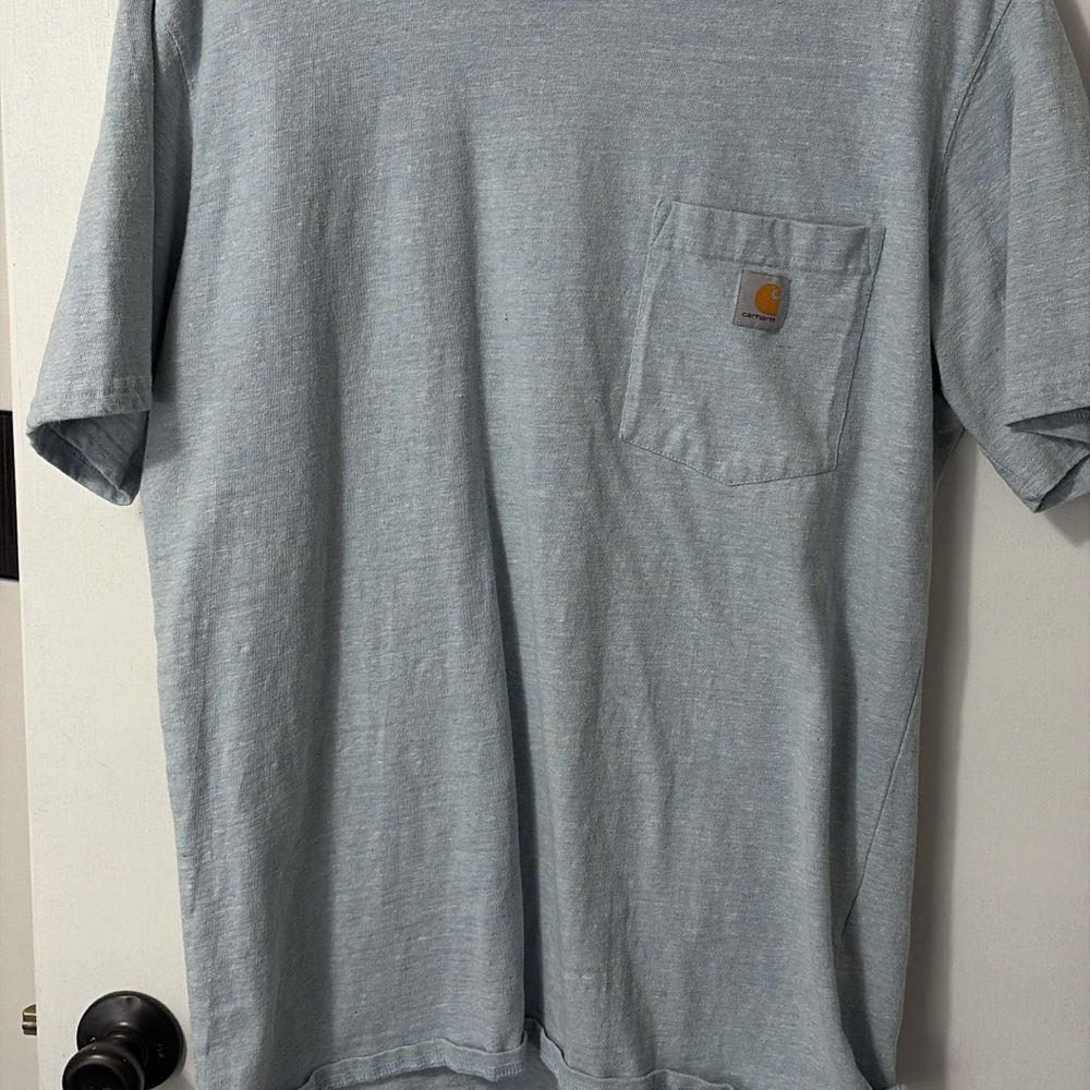 Carhartt Men's Light Blue Short Sleeve Tee